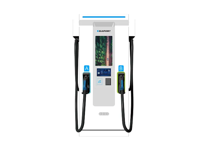 Blaupunkt DC dual fast charging station with CCS2 connectors
