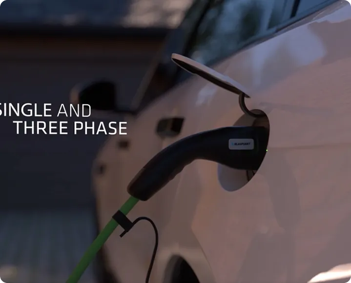 Blaupunkt EV charging cable Type 2 single phase full cable view
