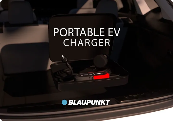 Blaupunkt portable EV charger Type 2 adjustable amperage